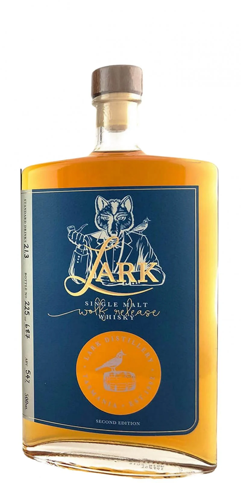 Lark Wolf Release Second Edition 2019 Release Single Malt Whisky | 500ML - Whiskey