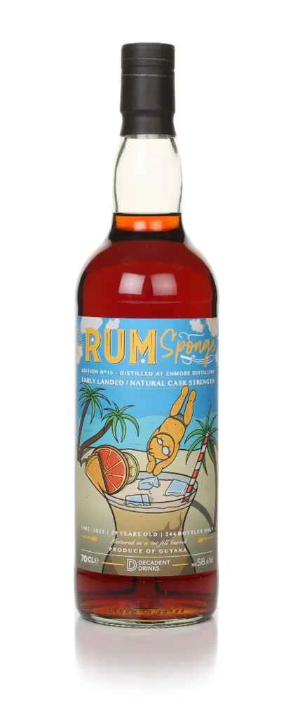 Enmore 29 años 1992 - Edición de esponja de ron n.° 15 (bebidas decadentes) | 700ML