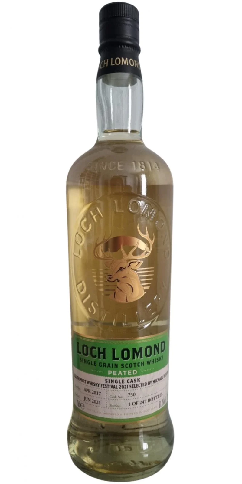 Loch Lomond 2017 2021 Release (Cask #730) Single Malt Scotch Whisky | 700ML - Whiskey