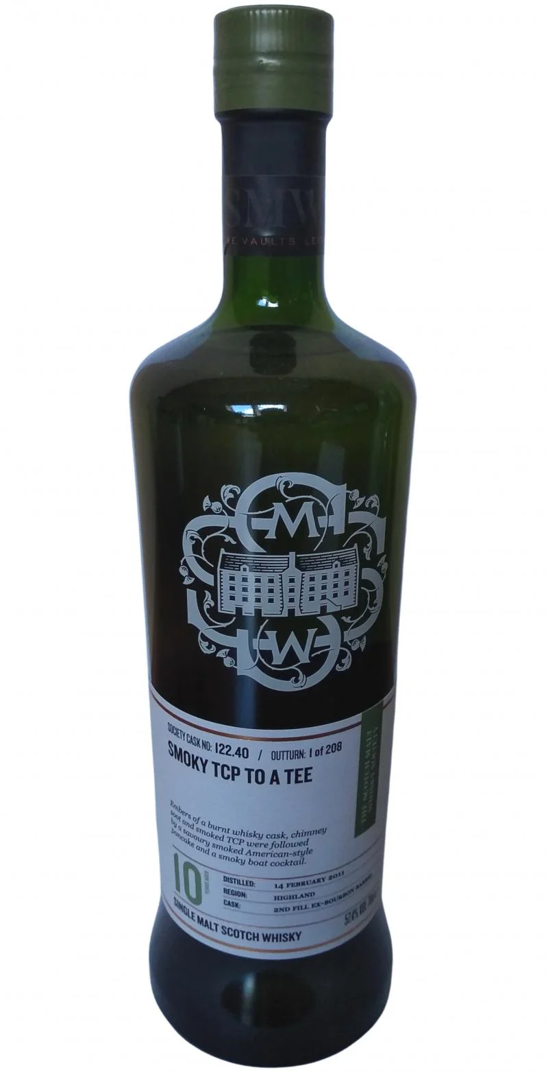 Croftengea 2011 SMWS 122.40 Smoky TCP to a tee 10 Year Old 2021 Release (Cask #122.4) Single Malt Scotch Whisky | 700ML - Whiskey