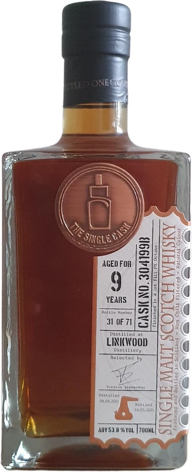 Linkwood 2011 TSCL The Village Airport Edition 9 Year Old 2021 Release (Cask #304199B) Single Malt Scotch Whisky | 700ML - Whiskey