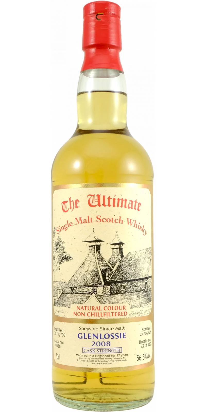 Glenlossie 2008 vW The Ultimate - Cask Strength 12 Year Old 2021 Release (Cask #10526) Single Malt Scotch Whisky | 700ML