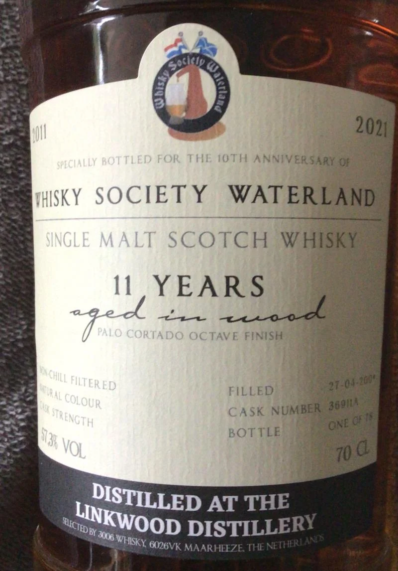 Linkwood 2009 3W 11 Year Old 2021 Release (Cask #36911a) Single Malt Scotch Whisky | 700ML - Whiskey