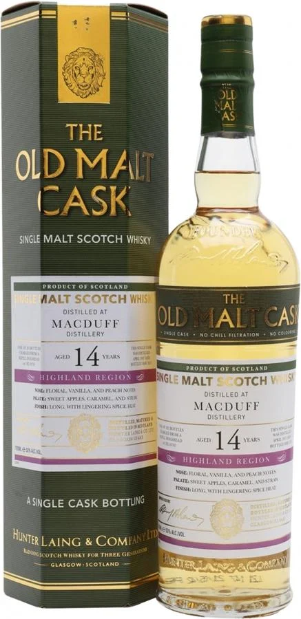 Macduff 2007 HL The Old Malt Cask 14 Year Old 2021 Release (Cask #HL 18702) Single Malt Scotch Whisky | 700ML - Whiskey