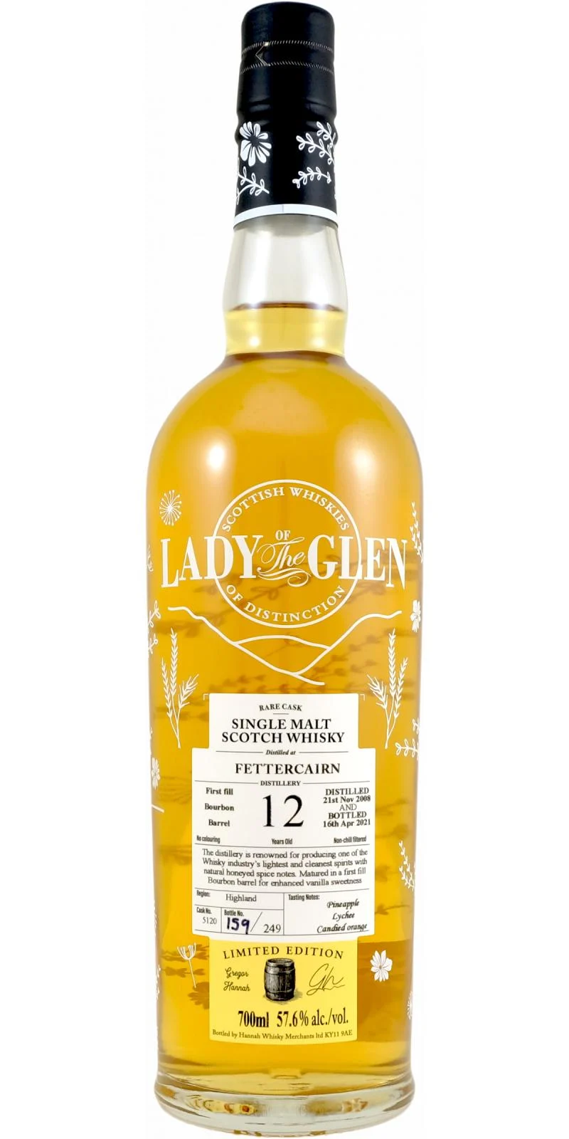 Fettercairn 2008 LotG Limited Edition 12 Year Old 2021 Release (Cask #5120) Single Malt Scotch Whisky | 700ML - Whiskey