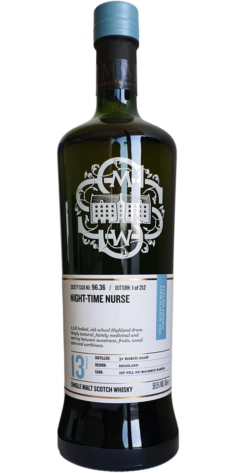 Glendronach 2008 SMWS 96.36 Night-time nurse 13 Year Old 2021 Release (Cask #96.36) Single Malt Scotch Whisky | 700ML