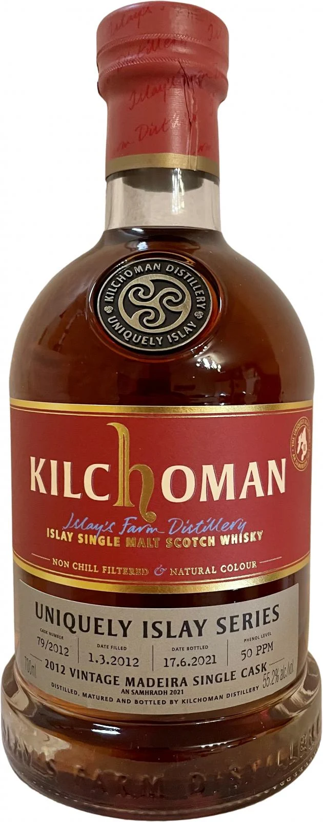 Kilchoman 2012 Uniquely Islay Series - An Samhradh 2021 9 Year Old 2021 Release (Cask #79/2012) Single Malt Scotch Whisky | 700ML