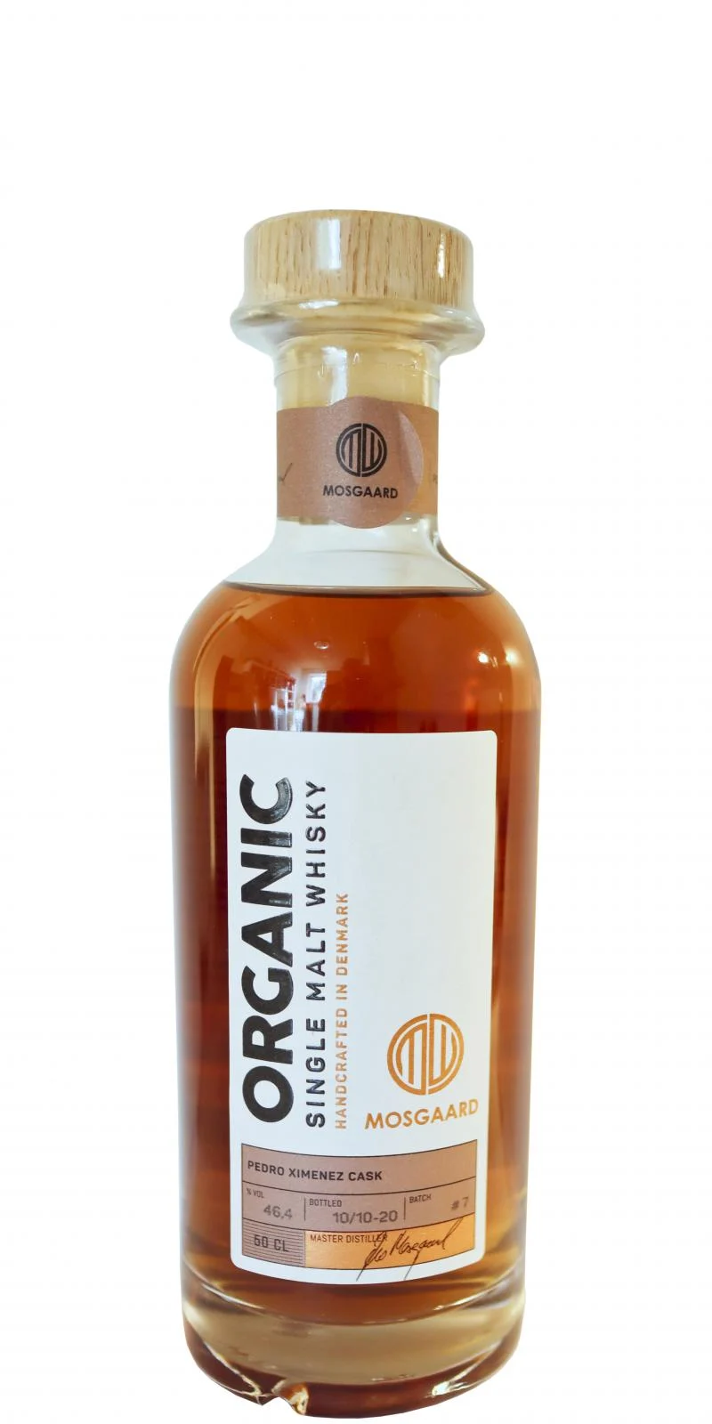Mosgaard Organic - Pedro Ximenez Cask Batch 7 (2020) Release Whisky | 500ML