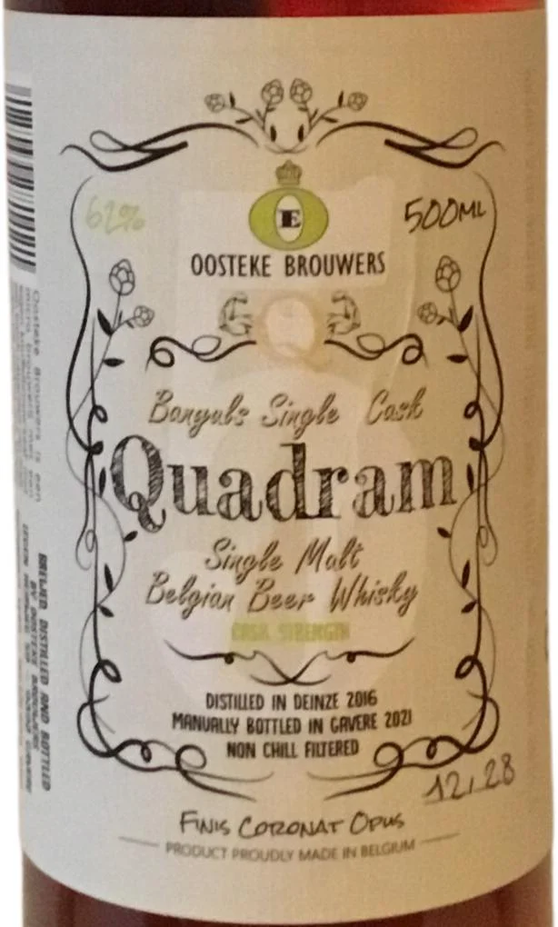 Quadram 2016 Banyuls CS 5 Year Old 2021 Release Single Malt Whisky | 500ML - Whiskey