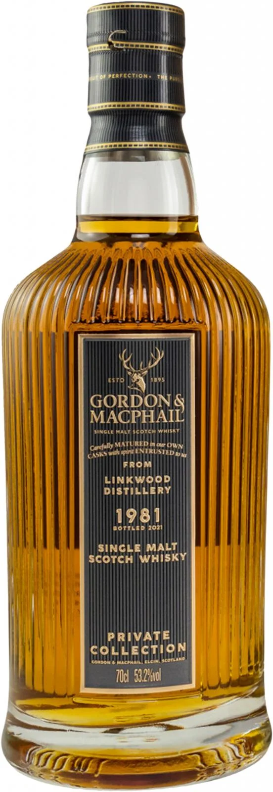 Linkwood 1981 GM Private Collection 39 Year Old 2021 Release (Cask #4958) Single Malt Scotch Whisky | 700ML - Whiskey