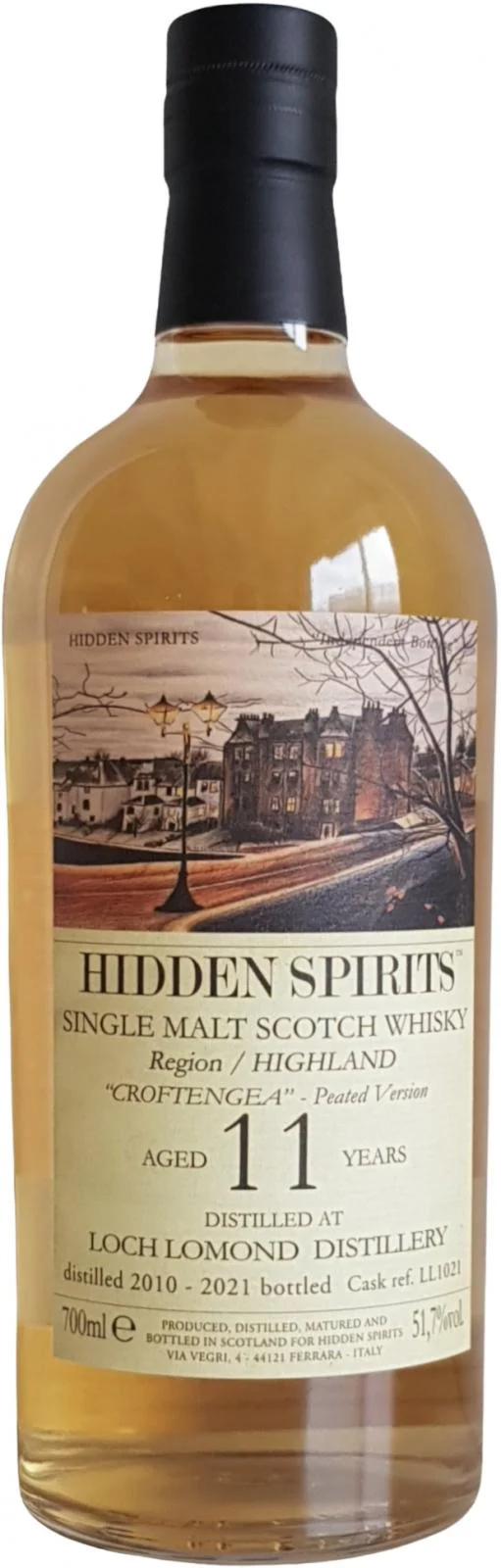Croftengea 2010 HiSp Peated Version 11 Year Old 2021 Release (Cask #LL1021) Single Malt Scotch Whisky | 700ML - Whiskey