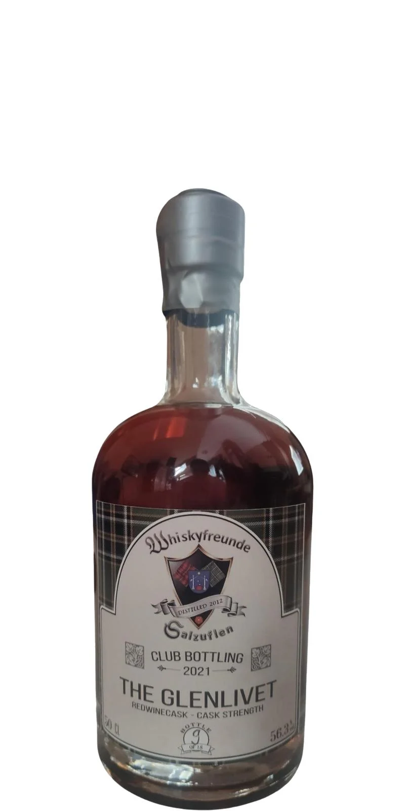 Glenlivet NAS UD Whiskyfreunde Salzuflen Club Bottling 2021 2021 Release Single Malt Scotch Whisky | 500ML - Whiskey