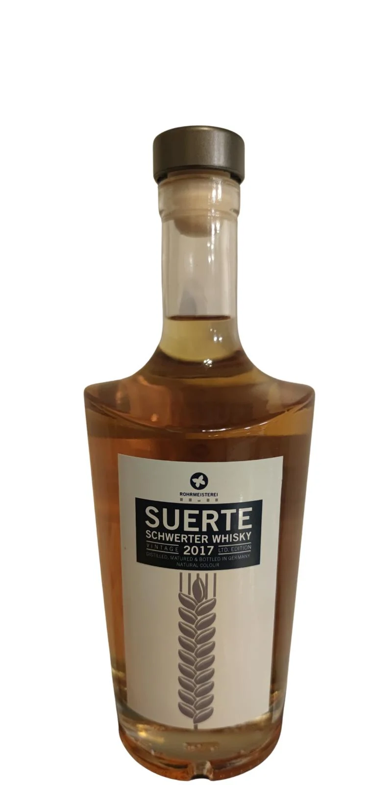 Suerte 2017 Schwerter Whisky Lanzamiento 2021 (Barrica n.° 9) Whisky de pura malta | 500ML