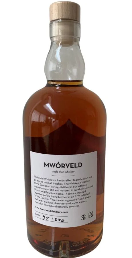 Mwórveld The Second Single Malt Whisky 2021 Release Single Malt Whisky | 700ML - Whiskey