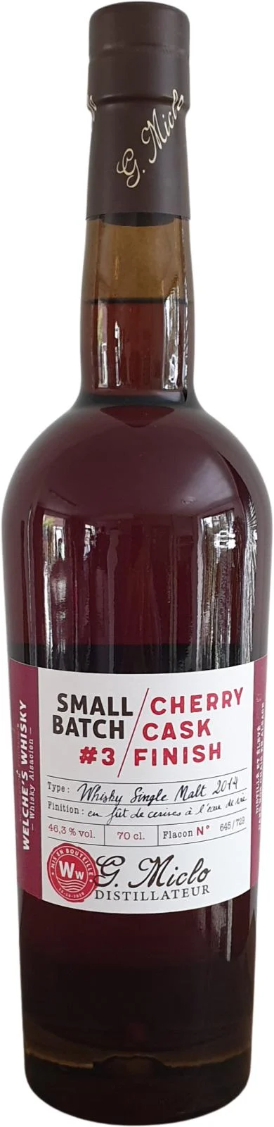 Welche's 2014 Small Batch #3 (2020) Release Whisky | 700ML - Whiskey