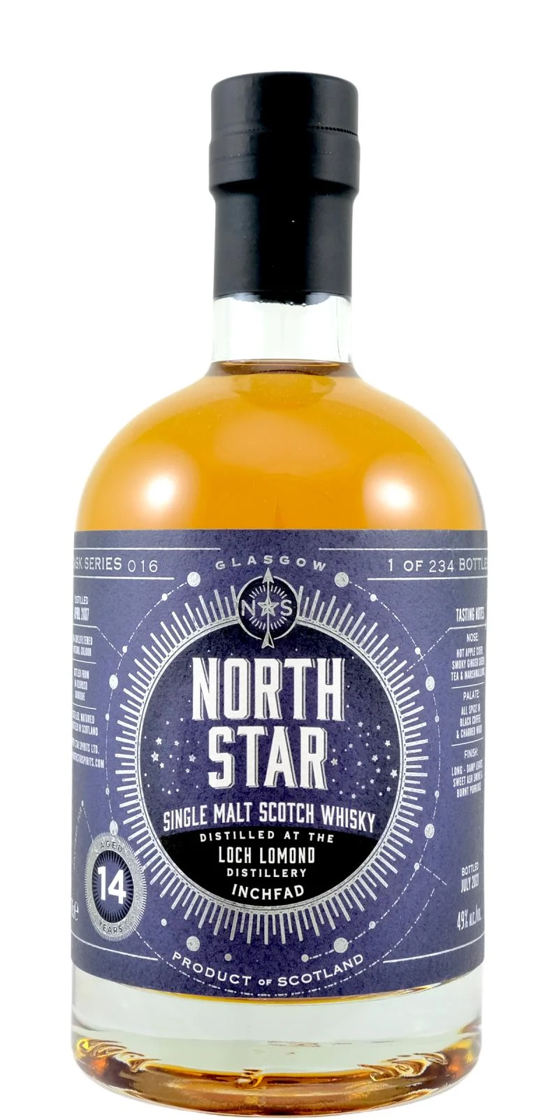 Inchfad 2007 NSS Cask Series 016 14 Year Old 2021 Release Single Malt Scotch Whisky | 700ML - Whiskey