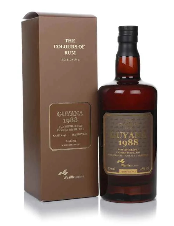 Enmore 33 años 1988 Guyana Edición No. 2 - Los colores del ron (Soluciones de riqueza) | 700ML