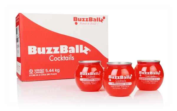 BuzzBallz Strawberry Rita | 24x200ML - Cocktail