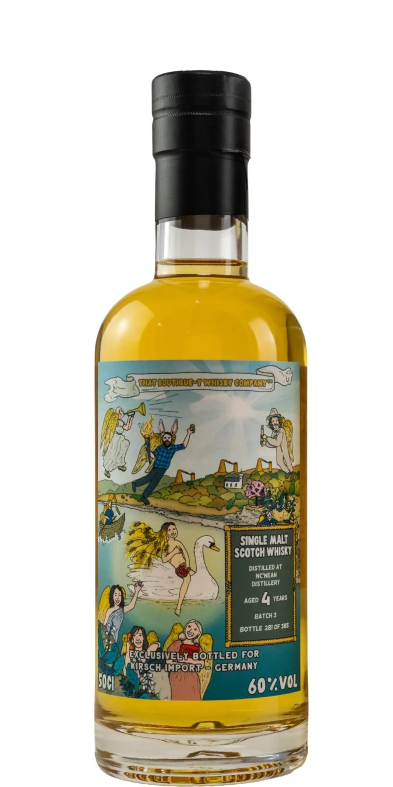 Nc'nean Batch 3 TBWC 4 Year Old 2021 Release Single Malt Scotch Whisky | 500ML - Whiskey