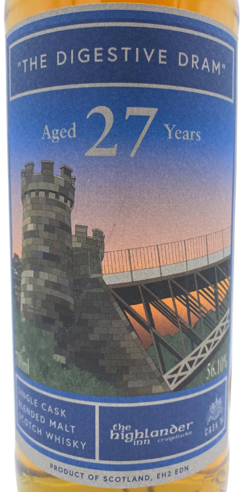 Whisky de malta mezclado Ca88 de 27 años The Digestive Dram 27 años Lanzamiento en 2021 Whisky de malta mezclado | 700ML
