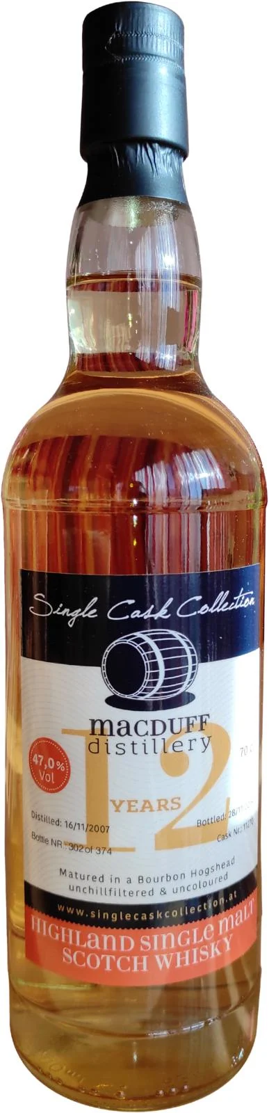 Macduff 2007 SCC (Cask #11270) 12 Year Old 2019 Release Single Malt Scotch Whisky | 700ML - Whiskey