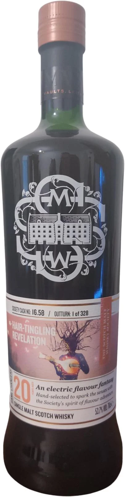 Glenturret 2001 SMWS 16.58 Hair-tingling relevation 20 Year Old 2021 Release (Cask #16.58) Single Malt Scotch Whisky | 700ML
