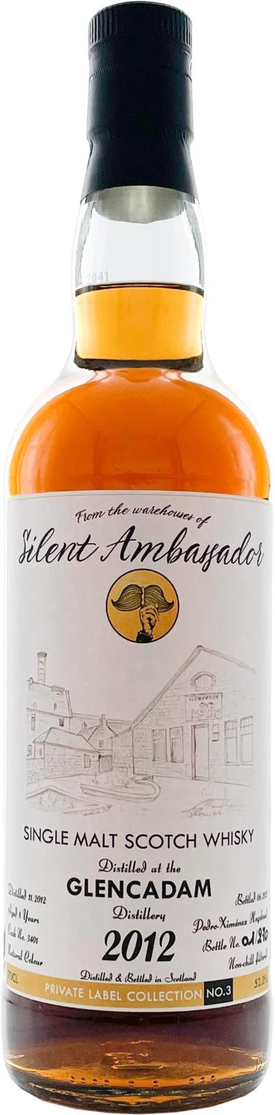 Glencadam 2012 SltA Private Label Collection 8 Year Old 2021 Release (Cask #3401) Single Malt Scotch Whisky | 700ML - Whiskey