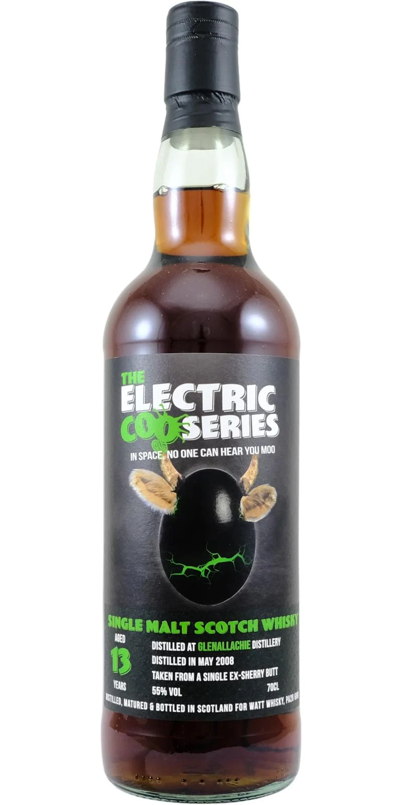 Glenallachie 2008 CWCL The Electric Coo Series 13 Year Old 2021 Release Single Malt Scotch Whisky | 700ML - Whiskey