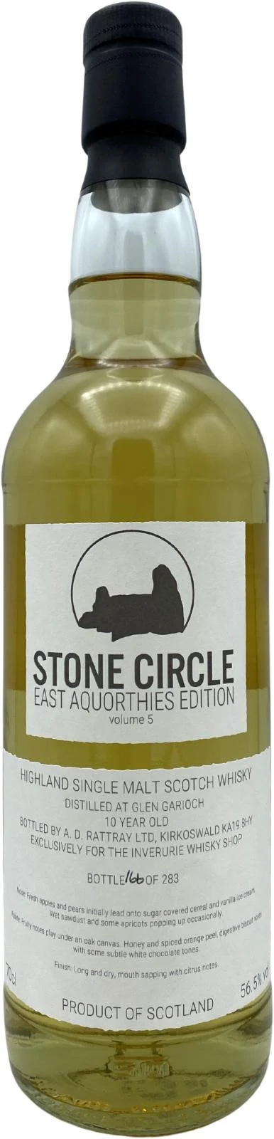 Glen Garioch Stone Circle East Aquorthies Edition volume 5 10 Year Old 2021 Release (Cask #2296) Single Malt Scotch Whisky | 700ML - Whiskey