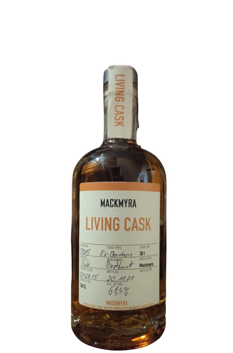 Mackmyra 2015 Living Cask 2021 Release (Cask #39215) Single Malt Whisky | 500ML - Whiskey