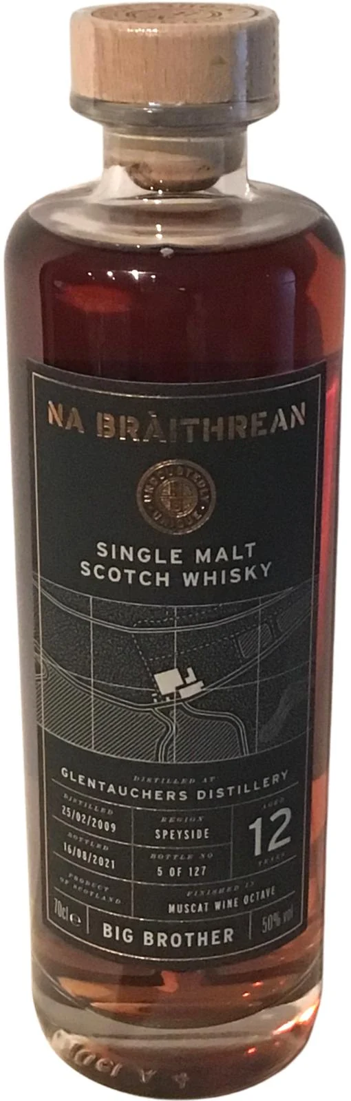 Glentauchers 2009 NaB Big Brother 12 Year Old 2021 Release Single Malt Scotch Whisky | 700ML - Whiskey