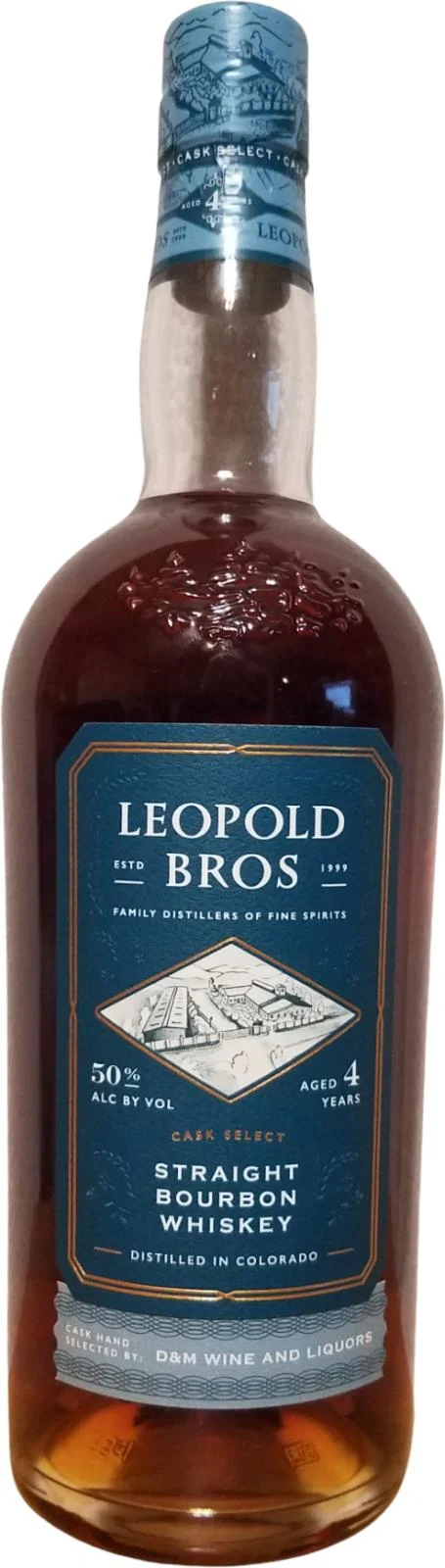 Leopold Bros Cask Select Cask Selection 4 Year Old 2021 Release (Cask #53) Bourbon Whiskey
