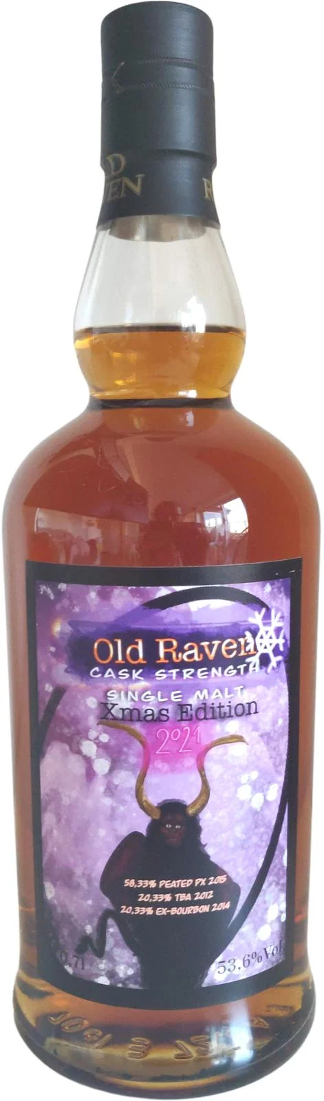 Old Raven Christmas Edition 2021 2021 Release Single Malt Whisky | 700ML - Whiskey