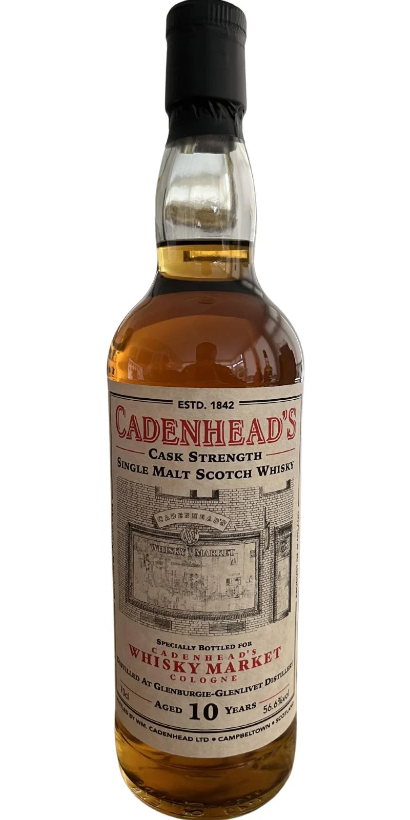 Glenburgie 2011 CA Cadenhead's Whisky Market Cologne 10 Year Old 2021 Release Single Malt Scotch Whisky | 700ML - Whiskey