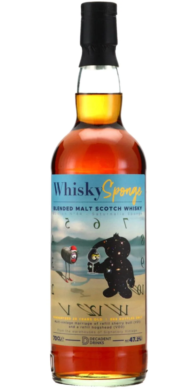 Blended Malt Scotch Whisky 20-year-old WSP Edition No. 44 - Saturnalia Sponge 20 Year Old 2021 Release Blended Malt Whiskey | 700ML