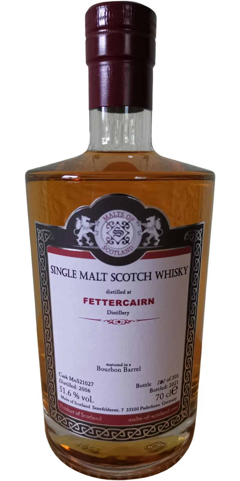 Fettercairn 2006 MoS 2021 Release (Cask #MoS 21027) Single Malt Scotch Whisky | 700ML - Whiskey