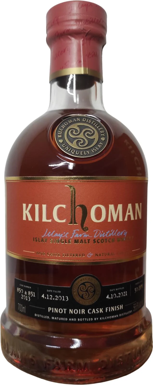 Kilchoman 2013 Small Batch Release 7 Year Old 2021 Release (Cask #850 & 851 2013) Single Malt Scotch Whisky | 700ML - Whiskey