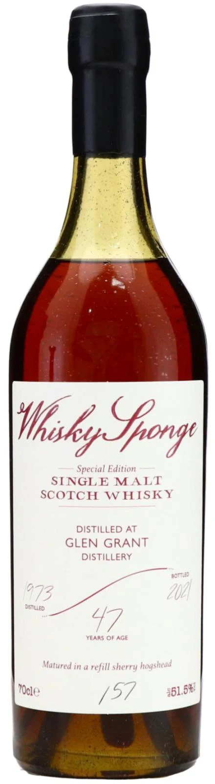 Glen Grant 1973 WSP Special Edition 47 Year Old 2021 Release Single Malt Scotch Whisky | 700ML - Whiskey