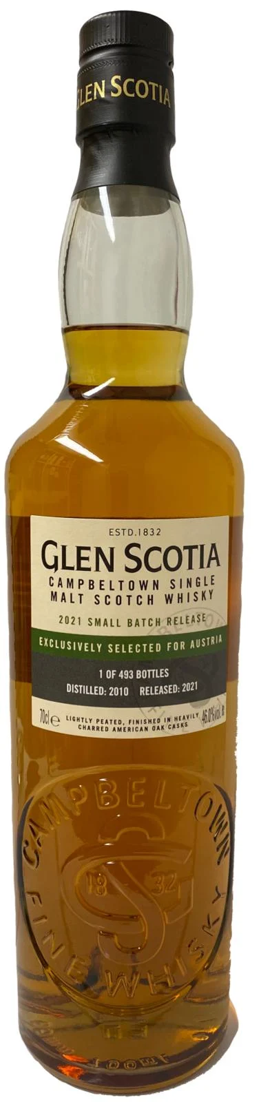 Glen Scotia 2010 Small Batch Release 2021 Release Single Malt Scotch Whisky | 700ML - Whiskey
