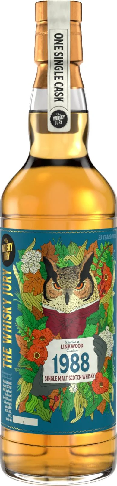 Linkwood 1988 TWJ Lanzamiento 2021 (Barrica n.º 2334) Whisky escocés de malta única | 700ML