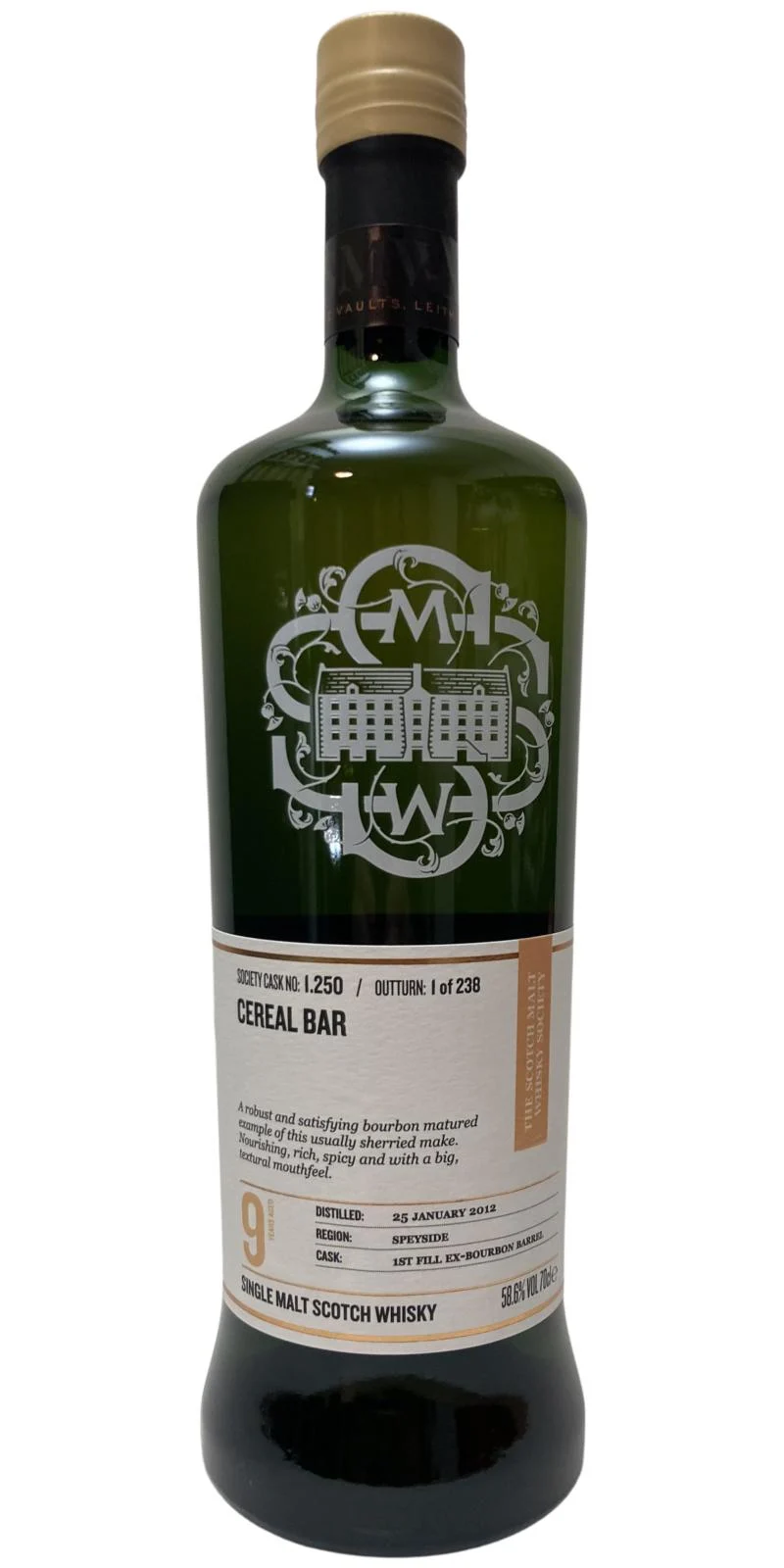 Glenfarclas 2012 SMWS 1.250 Cereal bar 9 Year Old 2021 Release (Cask #1.25) Single Malt Scotch Whisky | 700ML - Whiskey