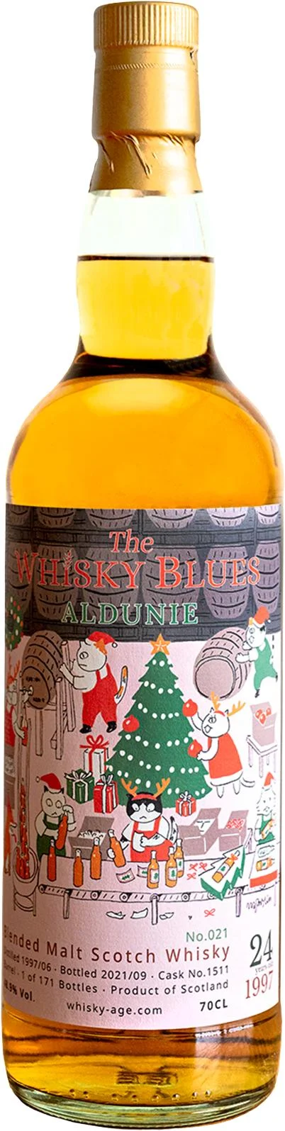 Aldunie 1997 TWBl No. 021 24 Year Old 2021 Release (Cask #1511) Blended Malt Whiskey | 700ML - Whisky