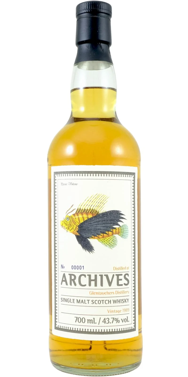 Glentauchers 1989 Arc The Fishes of Samoa 31 Year Old 2021 Release (Cask #1207) Single Malt Scotch Whisky | 700ML - Whiskey