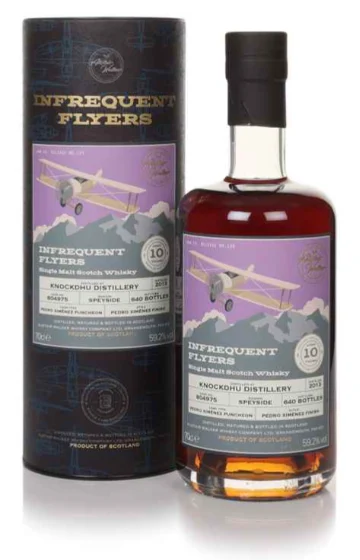 Knockdhu 10 Year Old 2013 Cask #804975 Infrequent Flyers Alistair Walker Single Malt Scotch Whisky | 700ML - Whiskey