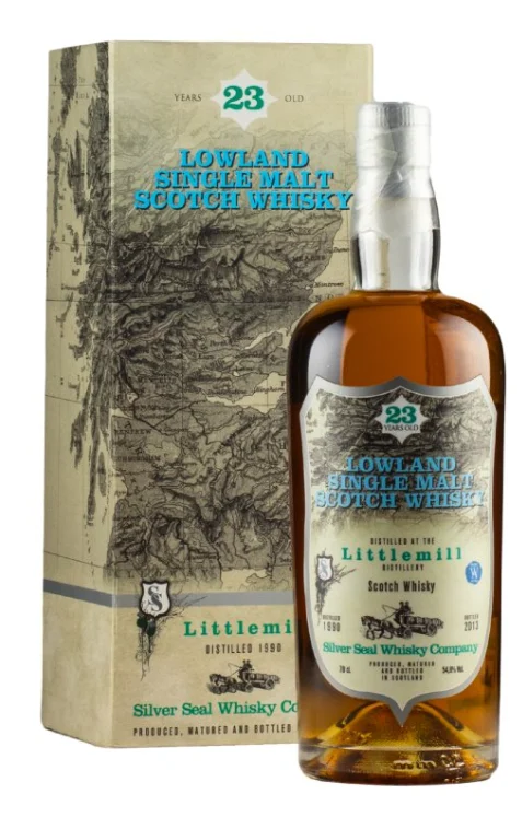 Littlemill 23 Year Old Silver Seal 1990 Single Malt Scotch Whisky | 700ML - Whiskey