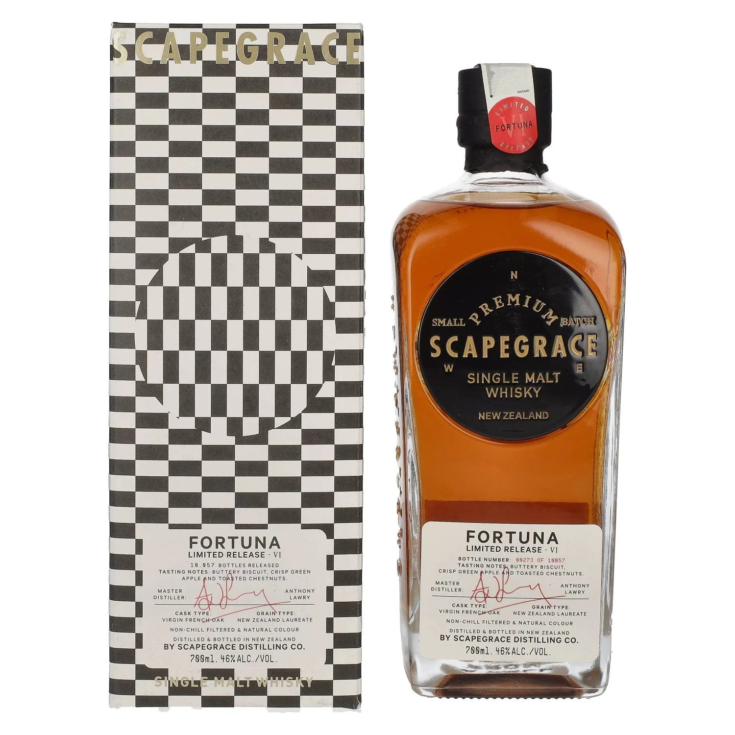 Scapegrace Fortuna Limited Release VI Single Malt Whisky | 700ML - Whiskey