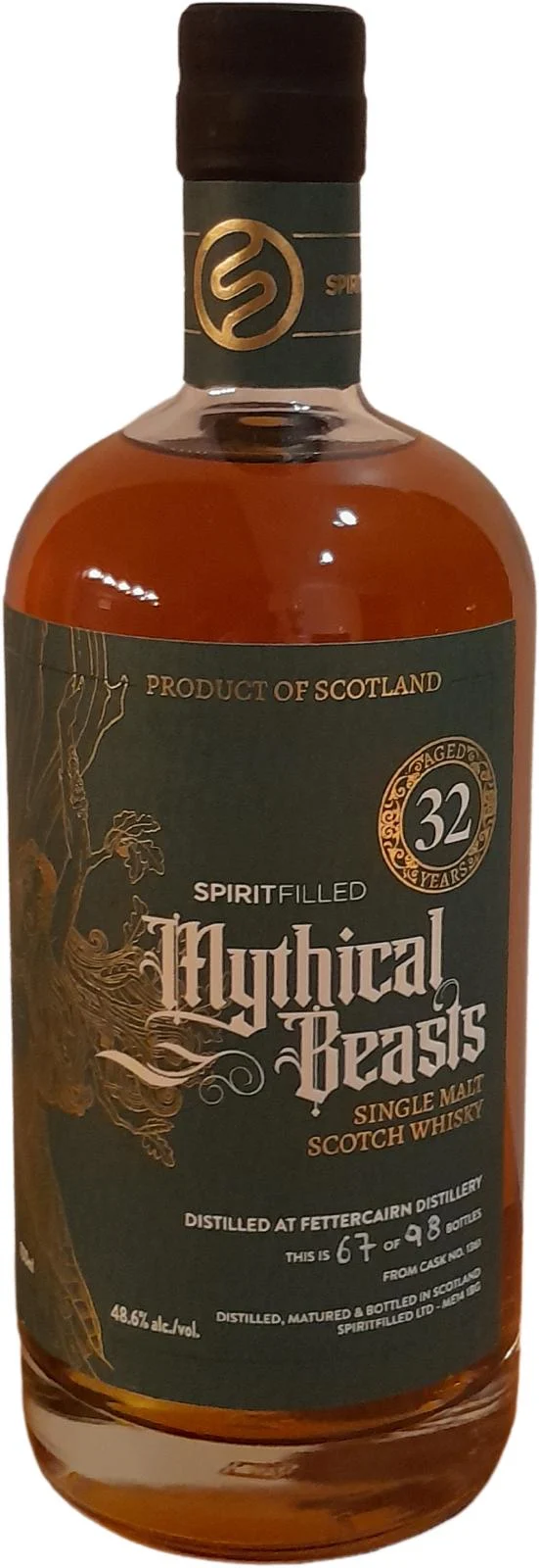 Fettercairn 32-year-old SpFi Mythical Beasts - The Dryad 32 Year Old 2021 Release Single Malt Scotch Whisky | 700ML
