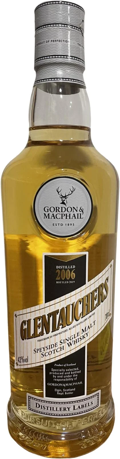 Glentauchers 2006 (Gordon & MacPhail) Distillery Labels 2019 Release Single Malt Scotch Whisky | 700ML - Whiskey