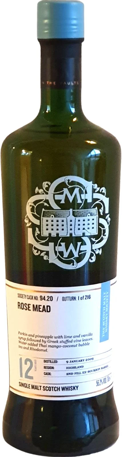 Fettercairn 2009 SMWS 94.20 Rose mead 12 Year Old 2021 Release (Cask #94.2) Single Malt Scotch Whisky | 700ML - Whiskey