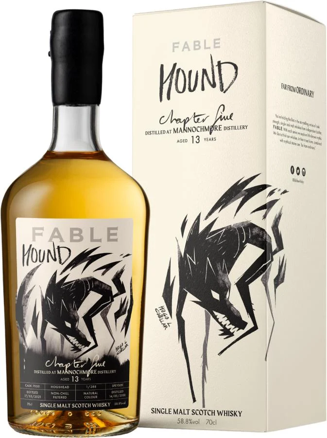 Mannochmore 2008 PSL Fable Whisky - 2nd Release - Chapter Five 13 Year Old 2021 Release (Cask #7050) Single Malt Scotch Whisky | 700ML